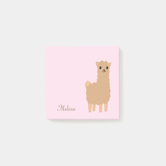 Llama personalized post-it notes (Front)