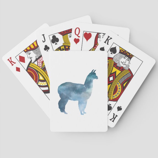 llama poker cards (Back)