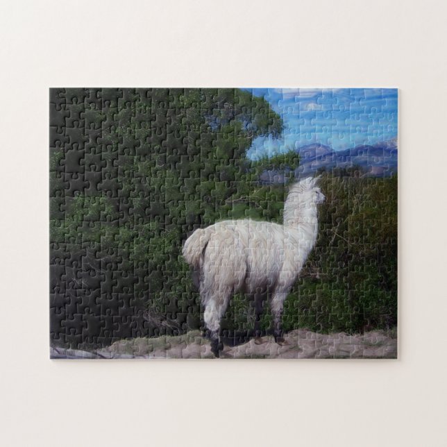 Llama Queen Jigsaw Puzzle (Horizontal)