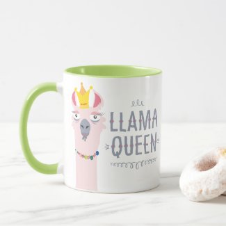 Llama Queen Mug