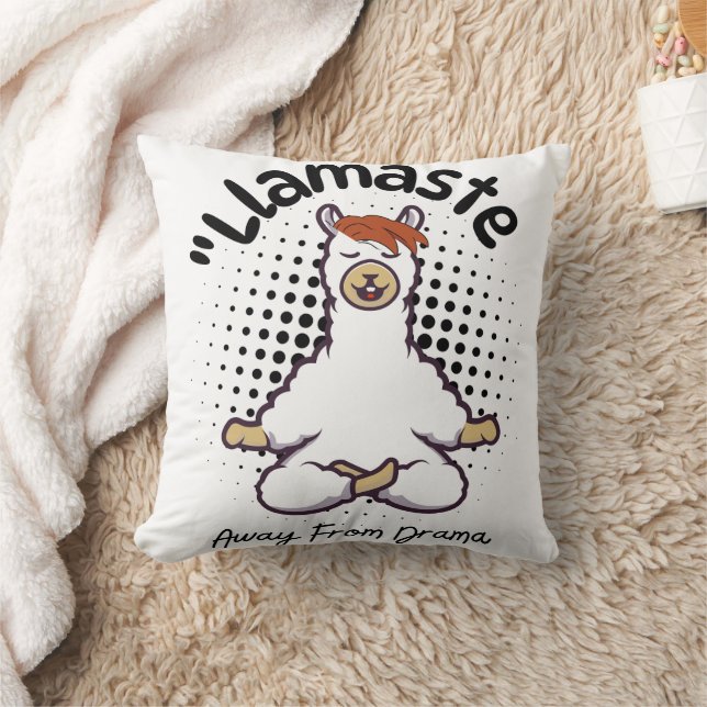  llama quotes throw pillow (Blanket)