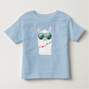 Llama Rama Birthday Party T-Shirt Girl Alpaca
