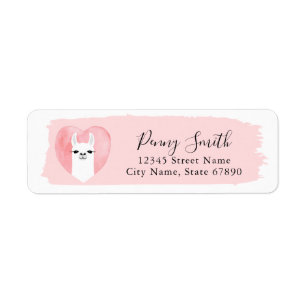 Llama Return Address Labels