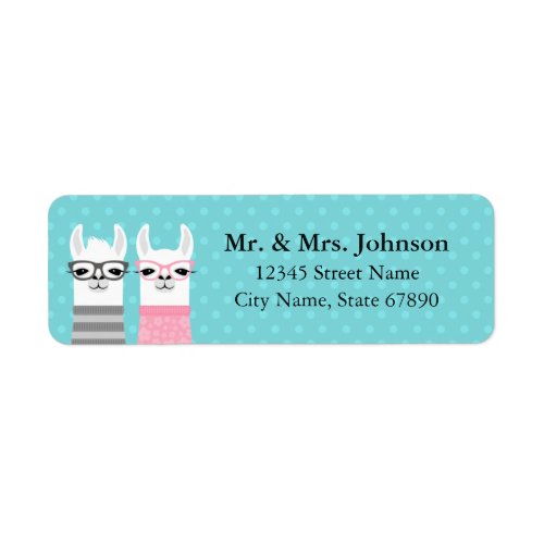 Llama Return Address Labels