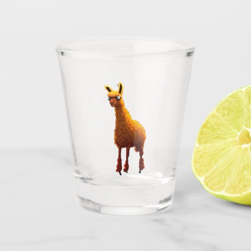 Llama Shot Glass