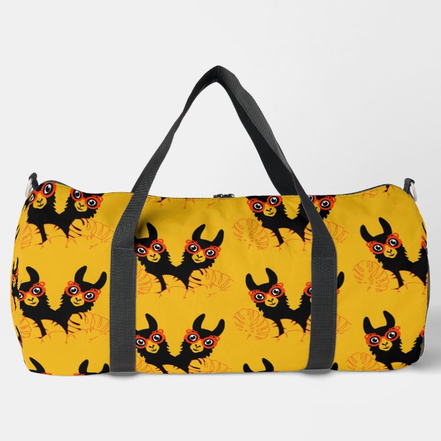 Llama Sisters Duffle Bag (Front)