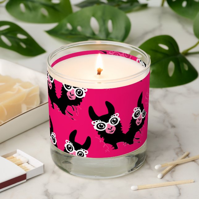 Llama Sisters Scented Candle (Lit)