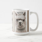 Llama Smile Personalize Large Coffee Mug