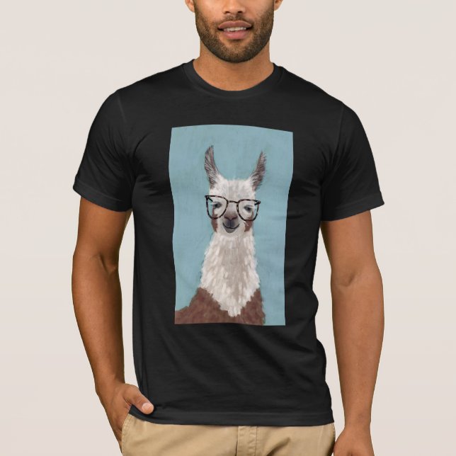 Llama Specs - Oversized Glasses T-Shirt (Front)