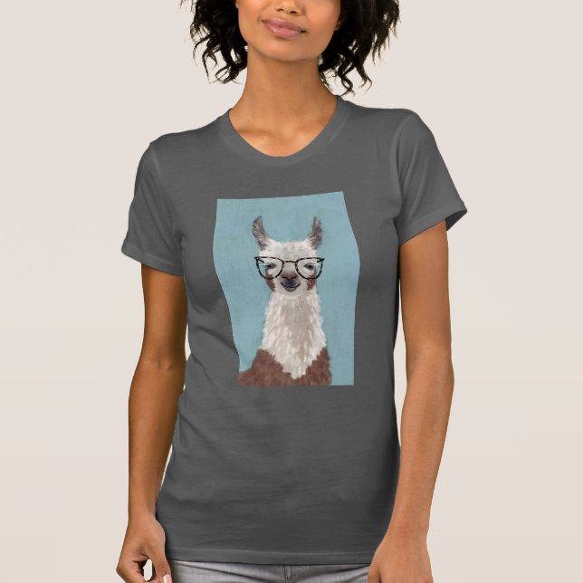 Llama Specs - Oversized Glasses T-Shirt (Front)