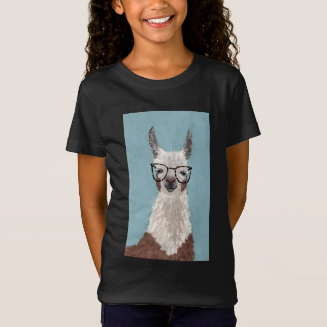 Llama Specs - Oversized Glasses T-Shirt (Front)