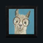 Llama Specs - Round Eyeglasses Gift Box<br><div class="desc">Llama Specs III by Victoria Borges. Features a happy llama with cute oversized eyeglasses.</div>