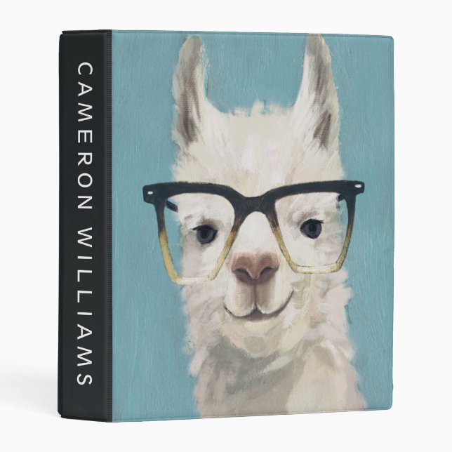 Llama Specs - Square Mini Binder (Front/Spine)