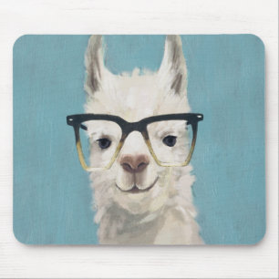 Llama Specs - Square Mouse Pad
