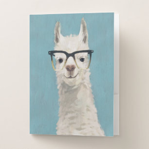 Llama Specs - Square Pocket Folder