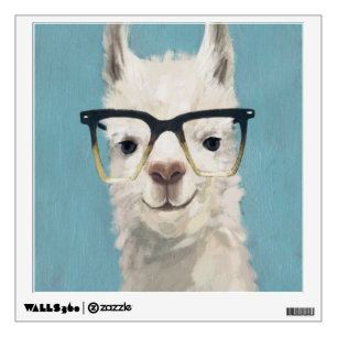 Llama Specs - Square Wall Decal