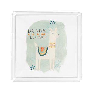 Llama Squad - Drama Llama Acrylic Tray