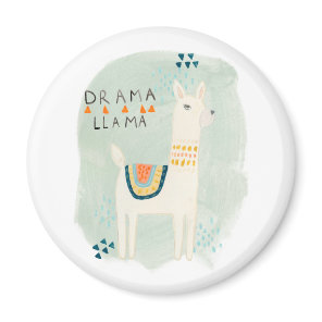 Llama Squad - Drama Llama Magnet