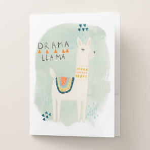 Llama Squad - Drama Llama Pocket Folder