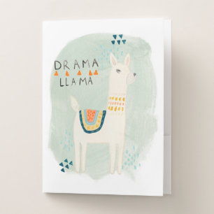 Llama Squad - Drama Llama Pocket Folder