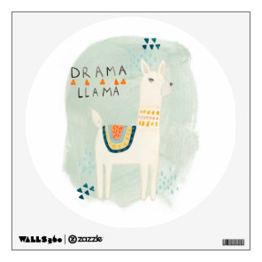 Llama Squad - Drama Llama Wall Decal
