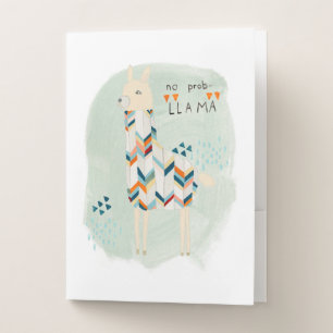 Llama Squad - No Prob-llama Pocket Folder