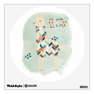 Llama Squad - No Prob-llama Wall Decal
