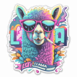 Llama Stickers for Journaling and Scrapbooking