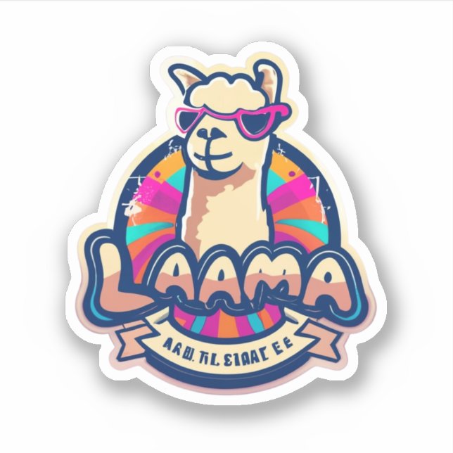 Llama Stickers The Perfect Gift for Animal Lovers (Front)