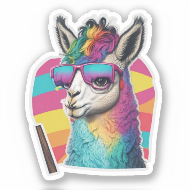 Llama Stickers Your Daily Dose of Cuteness (Front)
