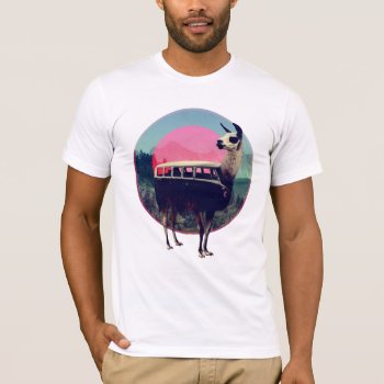 Llama T-shirt by ikiiki at Zazzle