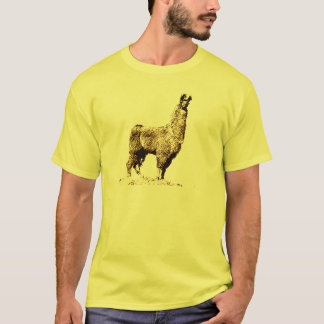 llama t shirt mens