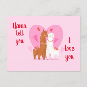 Llama Tell you Postcard
