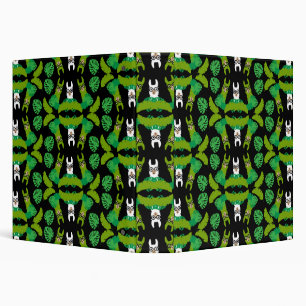 Llama Themed Print 3 Ring Binder