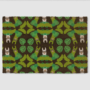 Llama Themed Print Fiber Doormat