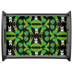 Llama Themed Print Serving Tray
