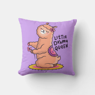 Llama throw pillow