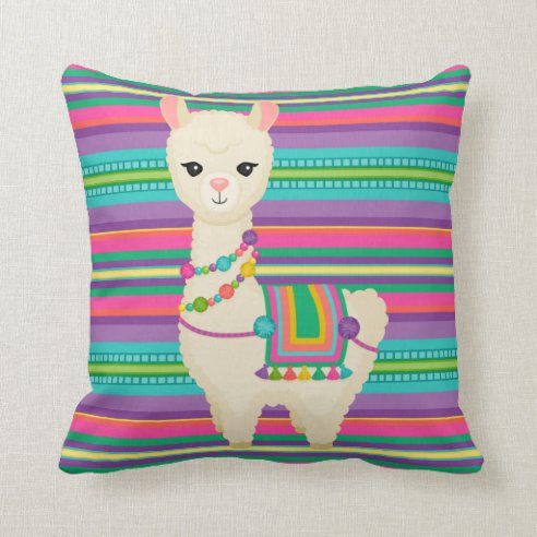 hey squishy llama pillow