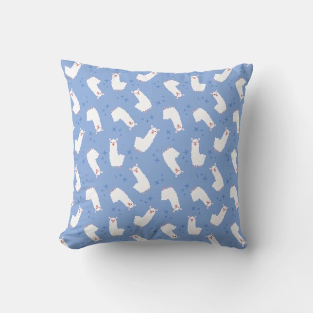 Llama Throw Pillow (Front)