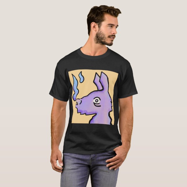 llama vapor T-Shirt (Front Full)
