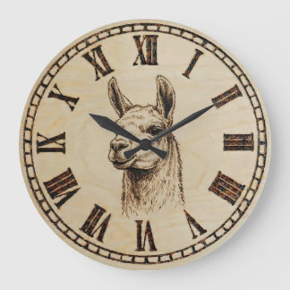 Llama Wall Clock