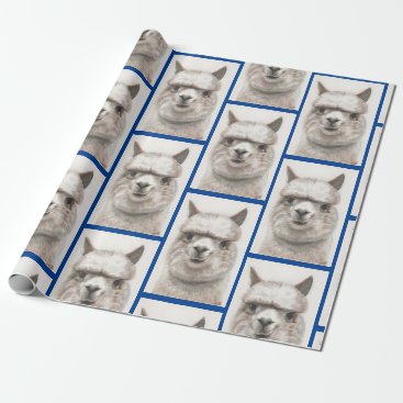 Llama Watercolor Wrapping Paper Alpaca Smiles Llama Watercolor Wrapping Paper Alpaca Smiles