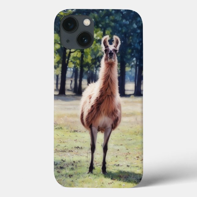 Llama Wild Cute Animal Art Phone Case (Back)