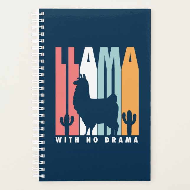 Llama With No Drama Planner (Front)