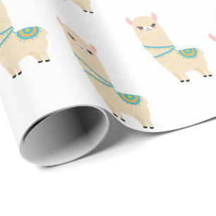 Llama Wrapping Paper