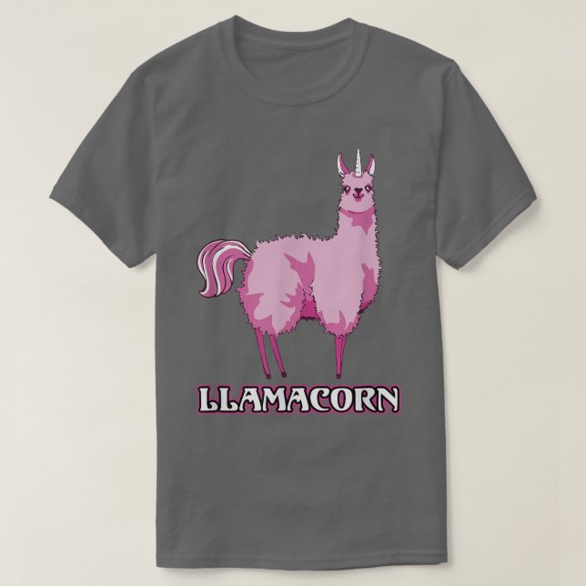 Llamacorn Funny  Llama Unicorn Mi Fantasy Cute Gir T-Shirt (Design Front)