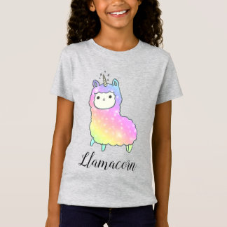 Llamacorn Girls Shirt Kids Youth