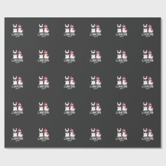 Llamacorn Squad Funny Unicorn Llama Squad Christma Wrapping Paper