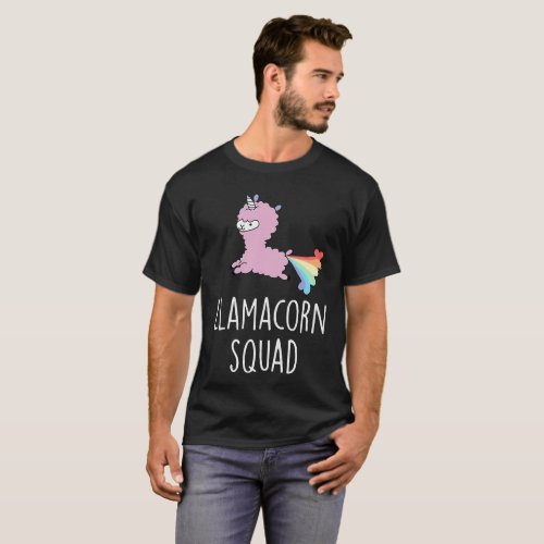 Llamacorn Squad T_Shirt