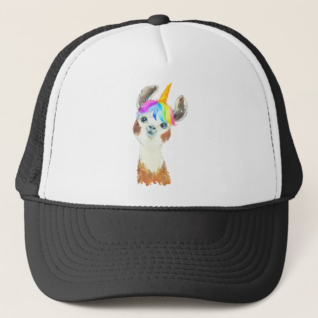 Llamacorn Trucker Hat (Front)